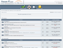 Tablet Screenshot of forum-f1.com